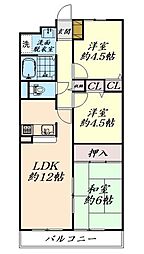 間取図画像 3LDK