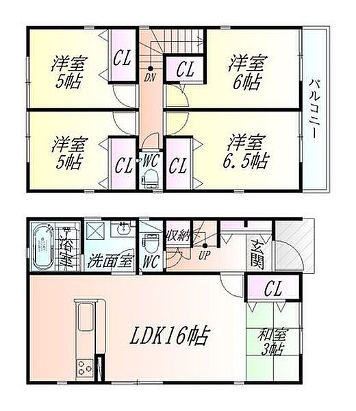 間取りを拡大表示