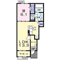 アストラル　ノーヴァ 104 ｜ 滋賀県長浜市山階町611番地1（賃貸アパート1LDK・1階・50.05㎡） その2