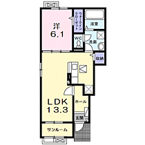 アストラル　ノーヴァ 101 ｜ 滋賀県長浜市山階町611番地1（賃貸アパート1LDK・1階・50.01㎡） その2