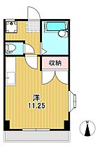 サンビレッジ森山 306 ｜ 茨城県日立市森山町４丁目（賃貸マンション1R・3階・26.49㎡） その2