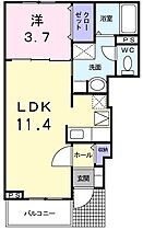 アルト・ウーノI 102 ｜ 茨城県日立市東多賀町３丁目（賃貸アパート1LDK・1階・37.13㎡） その2