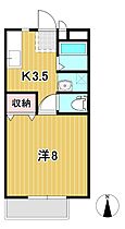 メールハイツA 202 ｜ 茨城県日立市諏訪町３丁目（賃貸アパート1K・2階・27.08㎡） その2