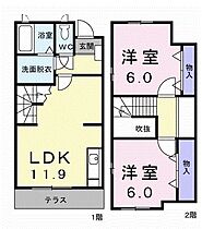 アピエス双葉　I 103 ｜ 茨城県日立市石名坂町１丁目（賃貸アパート2LDK・1階・58.17㎡） その2