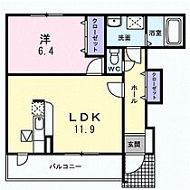 サニ－　KI 103 ｜ 茨城県日立市東大沼町３丁目（賃貸アパート1LDK・1階・45.12㎡） その2