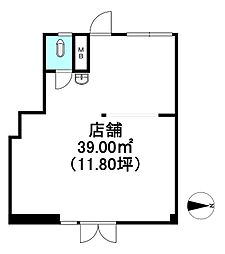 海野ビルの間取図画像