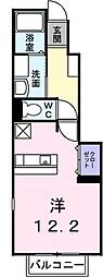 エクセレンテ ワンルームの間取図画像