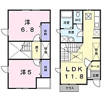 プチ　スクエア 101 ｜ 茨城県日立市川尻町６丁目（賃貸アパート2LDK・1階・56.51㎡） その2