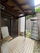 和風の広い玄関