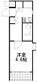 ジョイフル与野1階4.5万円