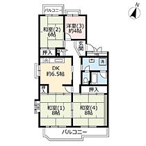 URせんげん台パークタウン三番街 0-03-0015-0405 ｜ 埼玉県越谷市千間台西3丁目（賃貸マンション4DK・4階・72.65㎡） その2