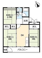 物件の間取り