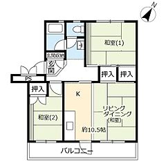 物件の間取り