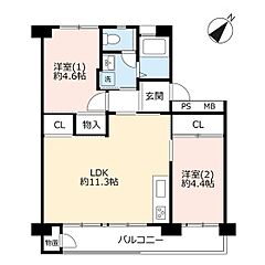 物件の間取り