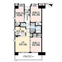 物件の間取り