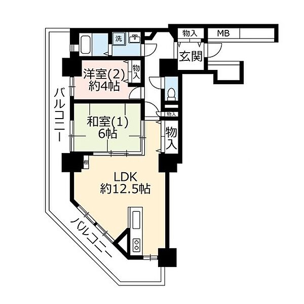 URビュータワーおけがわ 0001-1709｜埼玉県桶川市若宮1丁目(賃貸マンション2LDK・17階・62.83㎡)の写真 その2