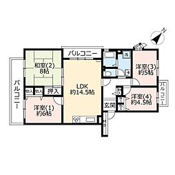 間取図画像 4LDK
