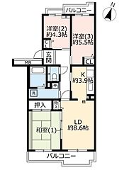 物件の間取り