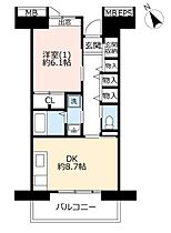 URコンフォール鶴瀬 0007-1202 ｜ 埼玉県富士見市鶴瀬西2丁目（賃貸マンション1DK・12階・43.96㎡） その1