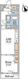 リブリ・西台 1LDKの間取図画像