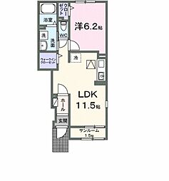 間取図画像 1LDK