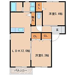 物件の間取り