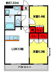 ラ・ファミーユ 1階/102