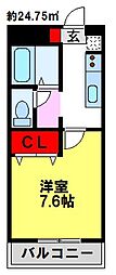 エクセルタウン蔵上II 1階/103
