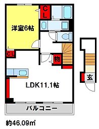 スカイハイツ儀徳II 2階/201