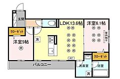 物件の間取り