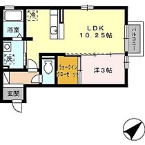 レガート 203 ｜ 石川県金沢市保古３丁目（賃貸アパート1LDK・2階・34.76㎡） その2