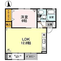 ヴィラ・ノースポール　Ａ 712 ｜ 石川県野々市市二日市５丁目（賃貸アパート1LDK・1階・44.46㎡） その2