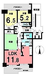 間取図画像 3LDK