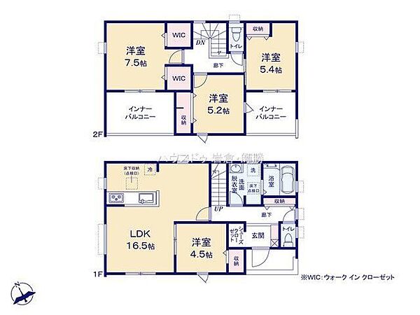 間取りを拡大表示