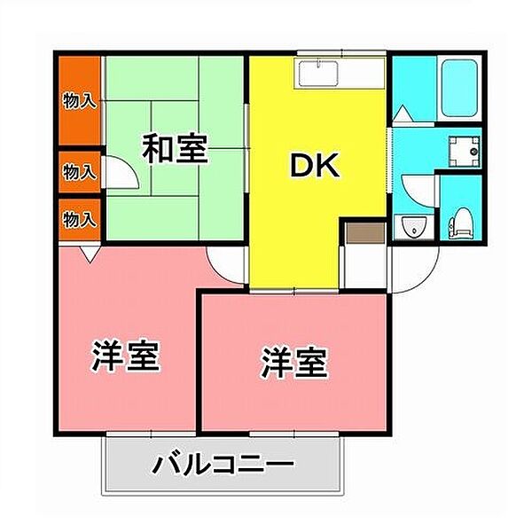 兵庫県神戸市西区池上４丁目(賃貸アパート3DK・2階・53.59㎡)の写真 その2