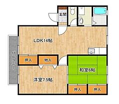 兵庫県明石市大久保町福田１丁目（賃貸アパート2LDK・1階・61.00㎡） その2