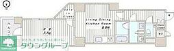 ポレスター千代田御茶ノ水 8階1LDKの間取り