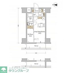 間取図画像 1LDK