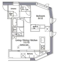 間取図画像 1LDK