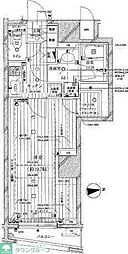 グラーサ西麻布 1Kの間取図画像