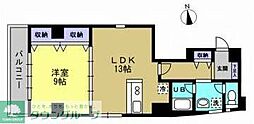 芝132金杉アパートメント 1LDKの間取図画像