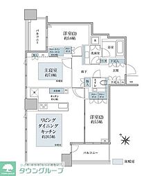 パークコート虎ノ門 3LDKの間取図画像