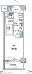 プラネソシエ大森山王 1Kの間取図画像