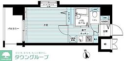 トーシンフェニックス芝アストラーレ 1Kの間取図画像