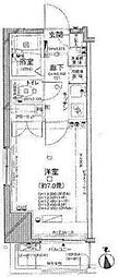 GRAZIA南砂町 1Kの間取図画像