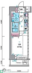 ジェノヴィア押上スカイガーデン 1Kの間取図画像