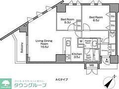 物件の間取り