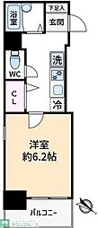 ヴェルステージ神田 1Kの間取図画像