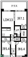 物件の間取り