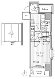 MUSEE南麻布 1Kの間取図画像